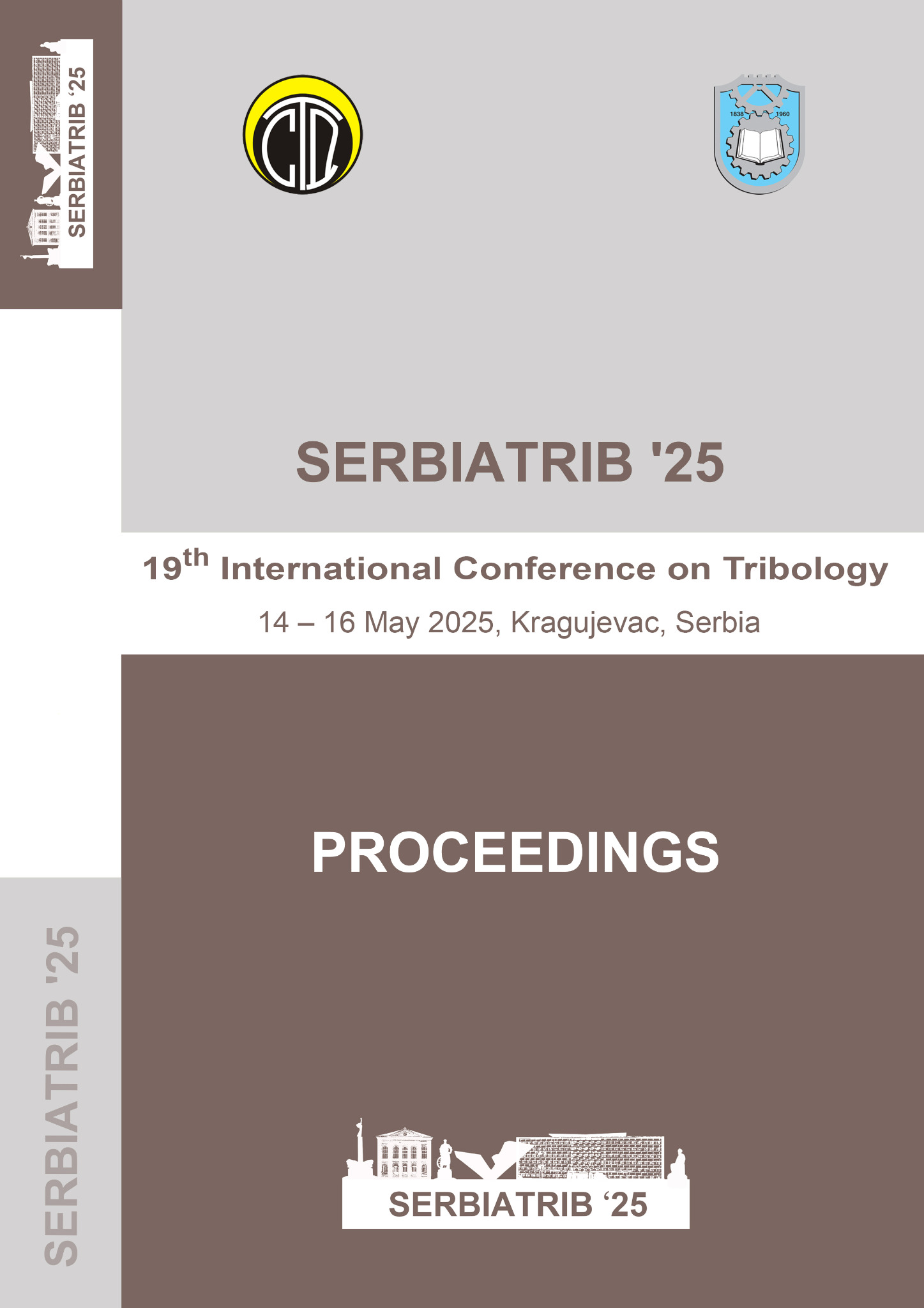 SERBIATRIB conference proceedings cover